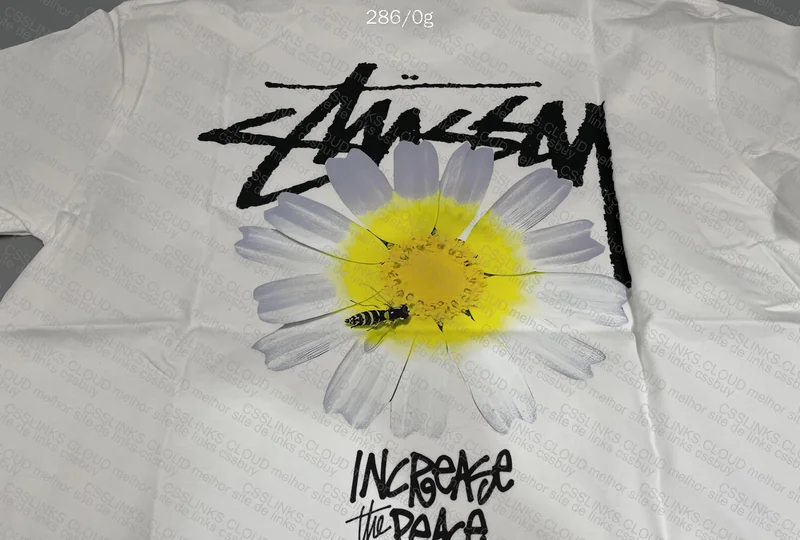Stussy Flower Tee White 4