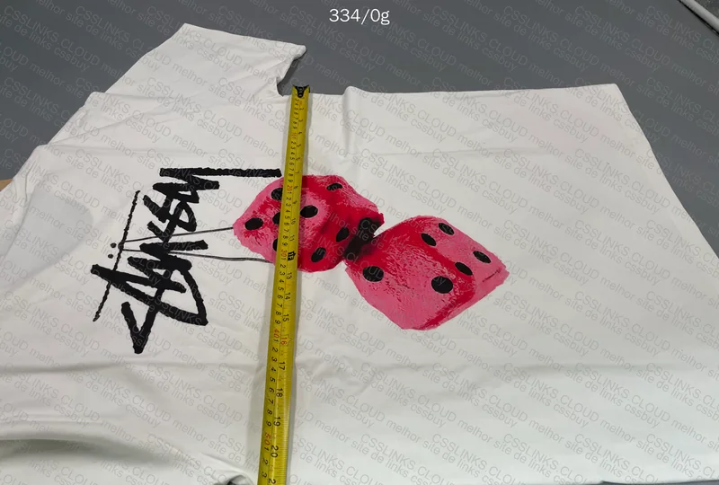 Stussy Fuzzy Dice White T-Shirt 10