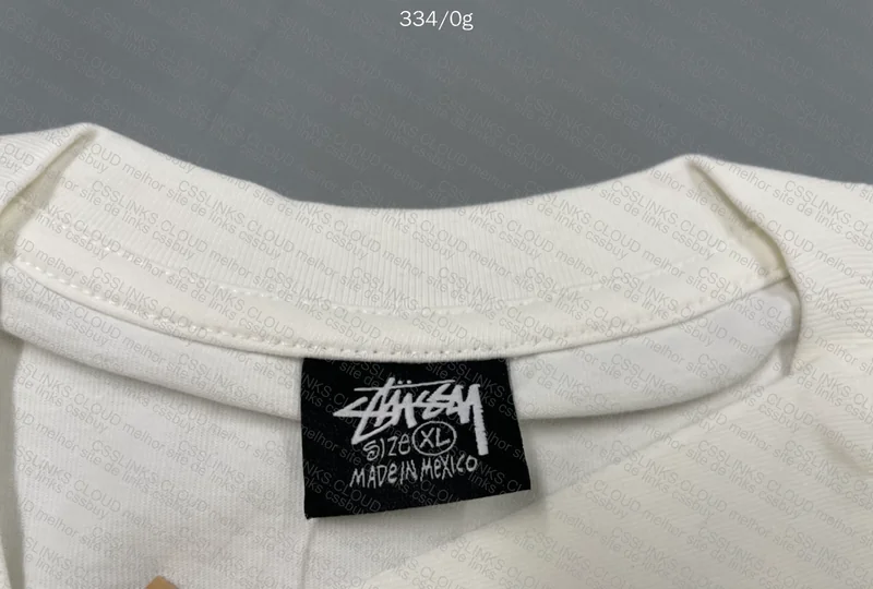 Stussy Fuzzy Dice White T-Shirt 4