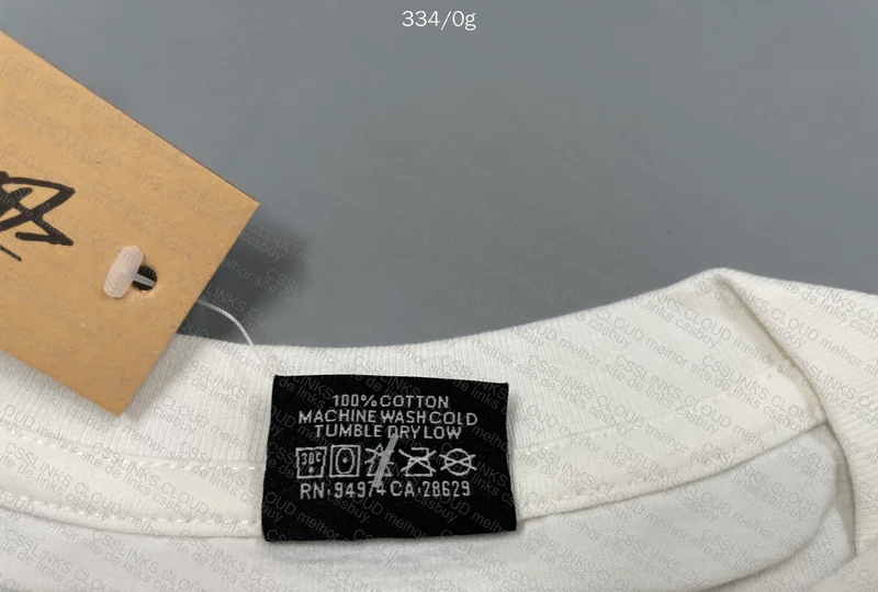 Stussy Fuzzy Dice White T-Shirt 7