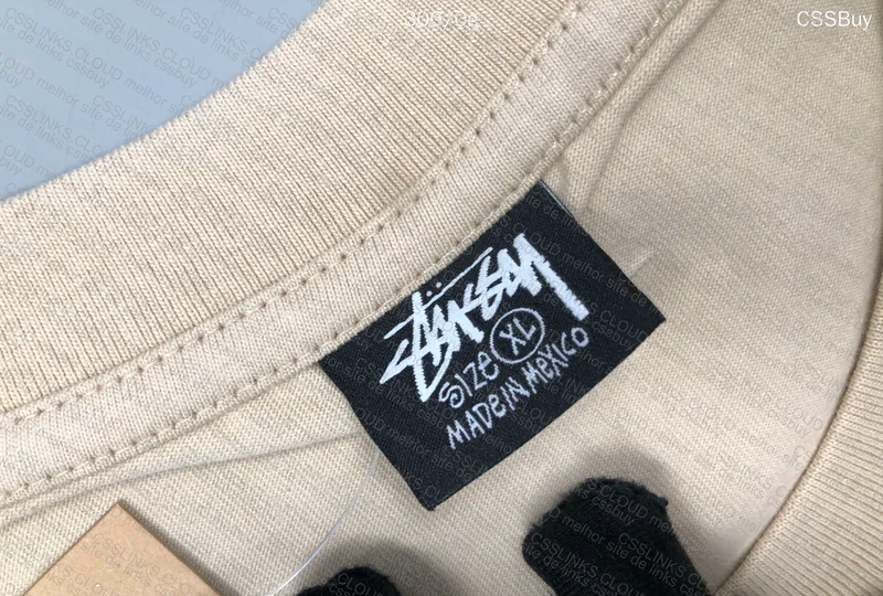 Stussy Khaki Purple Dice T-Shirt 5