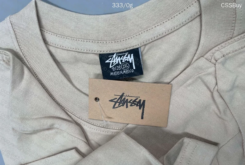 Stussy Khaki Purple Dice T-Shirt