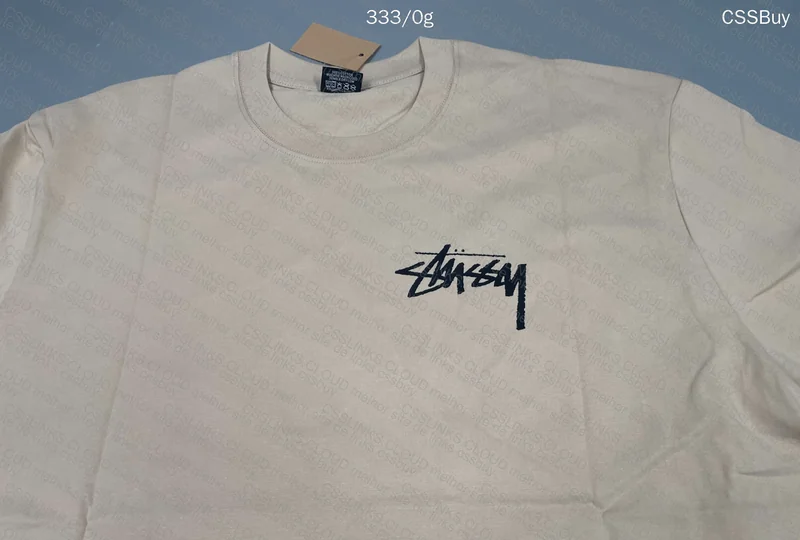 Stussy Khaki Purple Dice T-Shirt 3