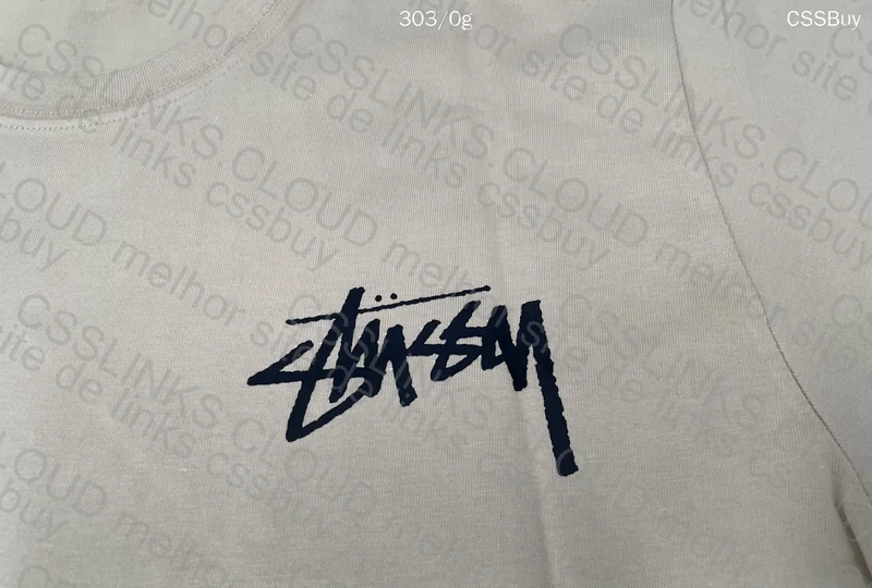 Stussy Purple Dice T-Shirt with Measurements 2