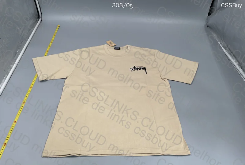 Stussy Purple Dice T-Shirt with Measurements 4