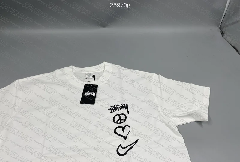 Stussy x Nike T-Shirt with Measurements
