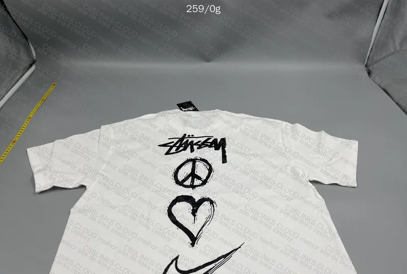 Stussy x Nike T-Shirt with Measurements 4