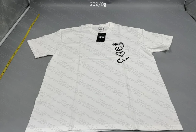 Stussy x Nike T-Shirt with Measurements 5