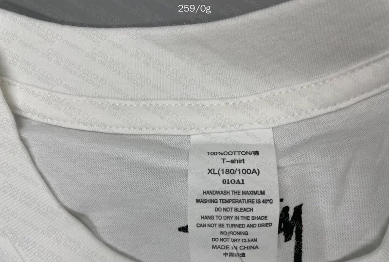 Stussy x Nike T-Shirt with Measurements 7