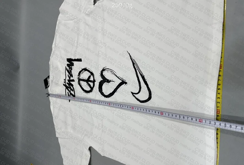 Stussy x Nike T-Shirt with Measurements 9