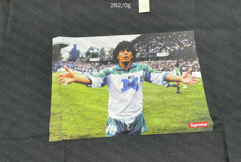 Supreme 24ss Maradona (help) T-shirt 2