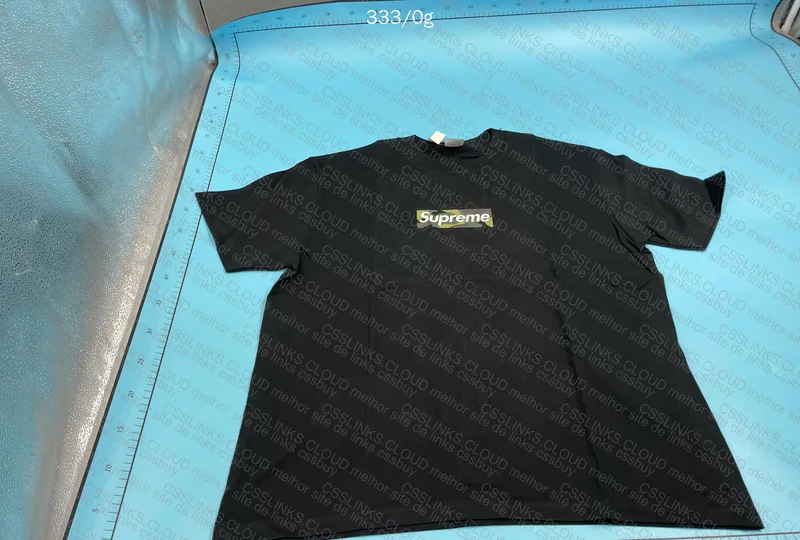 Supreme Box Logo Black "Camouflage" T-shirt