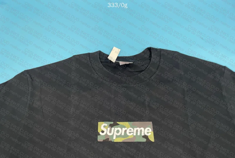 Supreme Box Logo Black "Camouflage" T-shirt 2