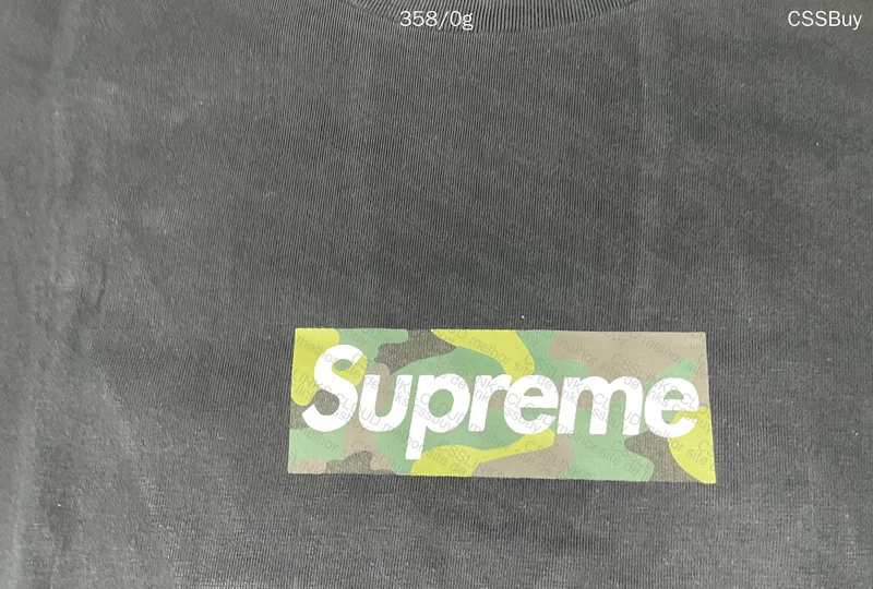 Supreme Box Logo Camo T-shirt