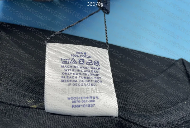 Supreme Burberry T-shirt with Measurements