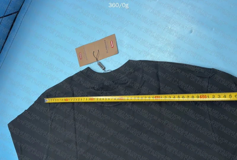 Supreme Burberry T-shirt with Measurements 5