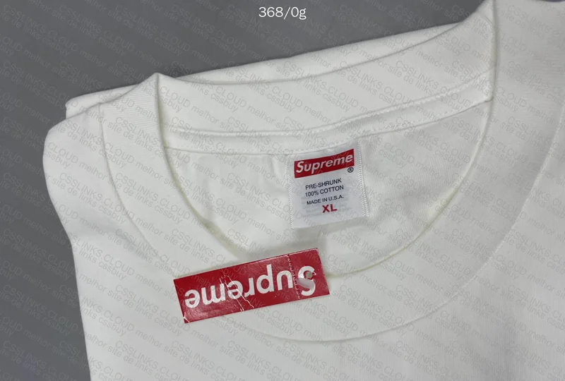 Supreme T-Shirt with Measurements 2
