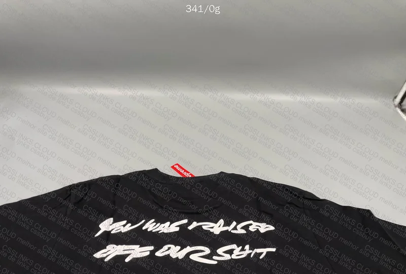 Supreme T-Shirt - With Measurements 3