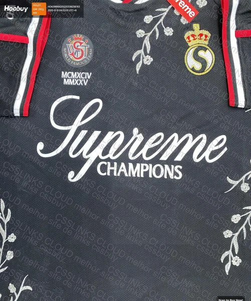 Supreme Floral Soccer Jersey
