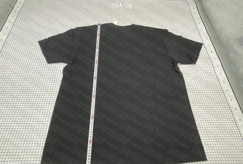 Black Supreme T-Shirt with Measurements - Help 4