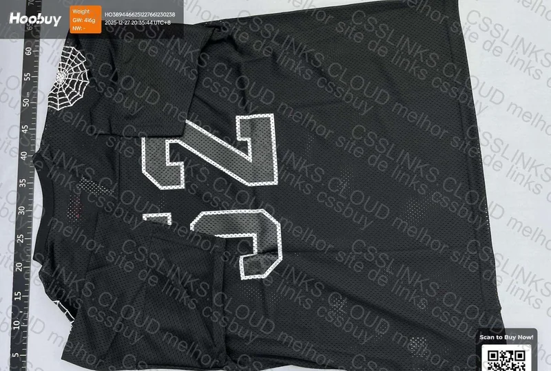 Supreme Black Spiderweb Football T-Shirt 3