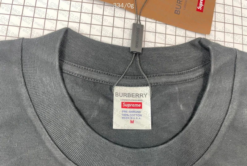 Supreme x Tiffany x Burberry T-Shirt 2