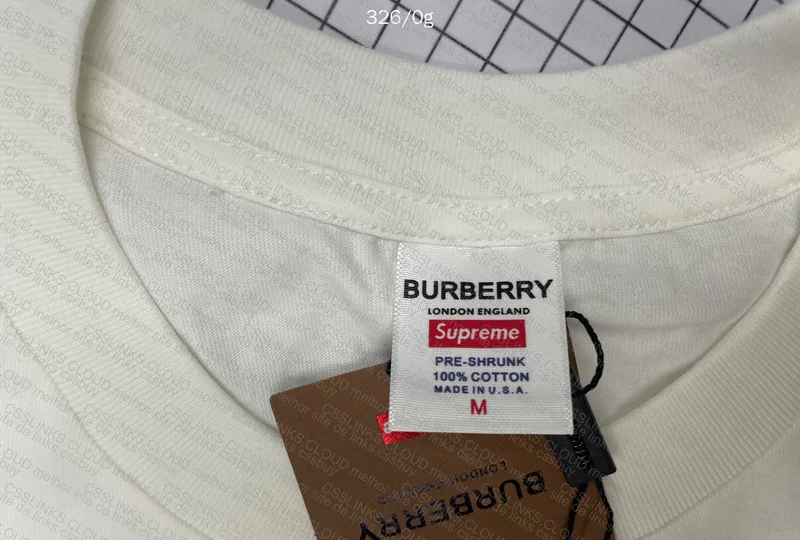 Supreme x Tiffany x Burberry T-Shirt 4