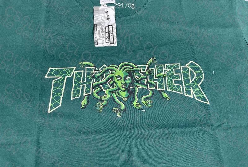 Thrasher Medusa Forest Green T-Shirt 2