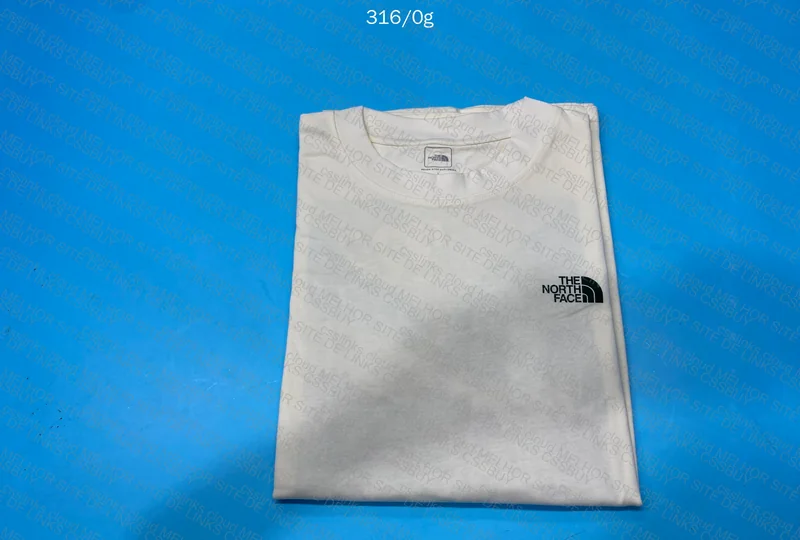 Beige TNF T-Shirt (With Measurements)