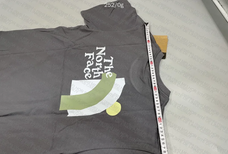 TNF T-Shirt with Measurements 10