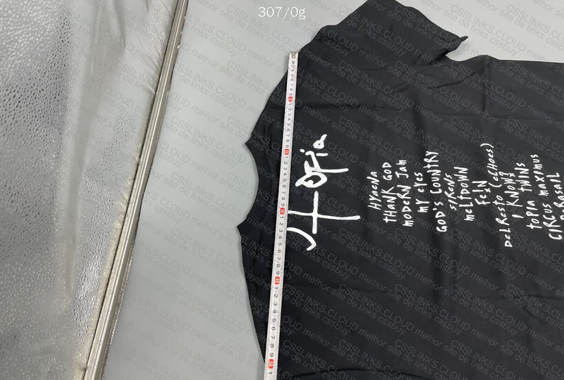 Travis Scott Utopia T-Shirt (with measurements) 5