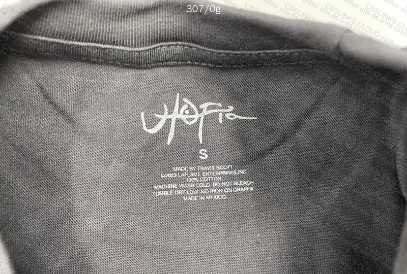 Travis Scott Utopia T-Shirt (with measurements) 7