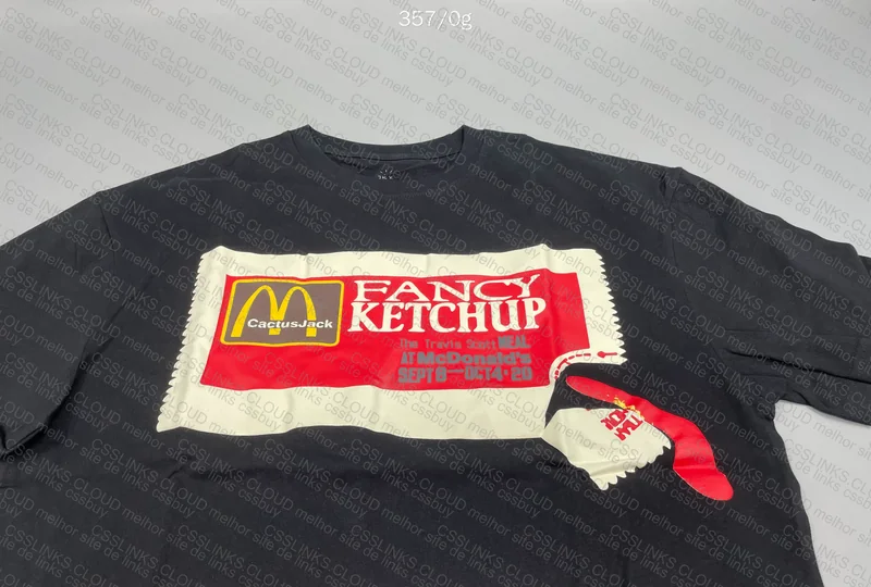 Travis Scott x McDonald's Cactus Jack Fancy Ketchup T-Shirt 3