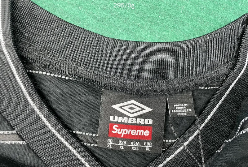 Umbro x Supreme T-Shirt with Measurements 2