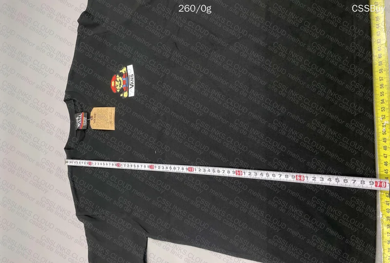 Vans Mario T-Shirt (with measurements)