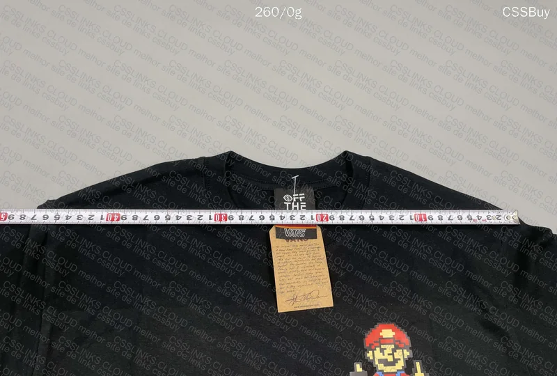 Vans Mario T-Shirt (with measurements) 3