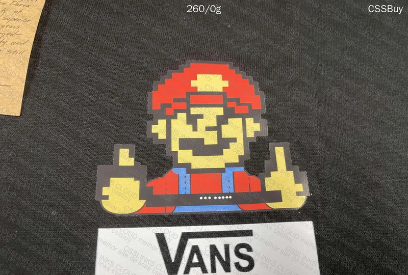 Vans Mario T-Shirt (with measurements) 5