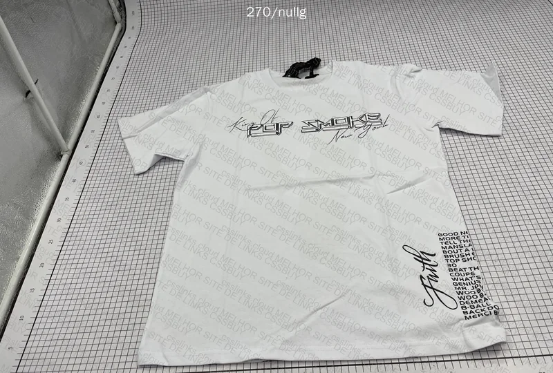 Vlone White Pop Smoke T-Shirt