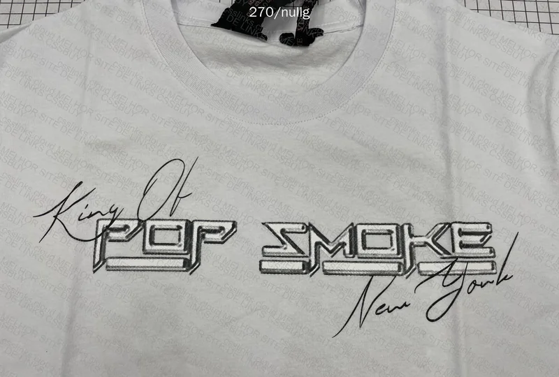 Vlone White Pop Smoke T-Shirt 2
