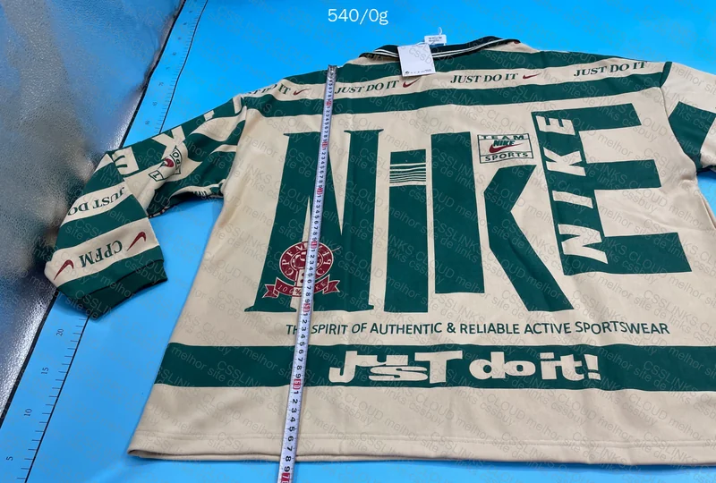Nike Green Long Sleeve T-Shirt/Top with Measurements 4