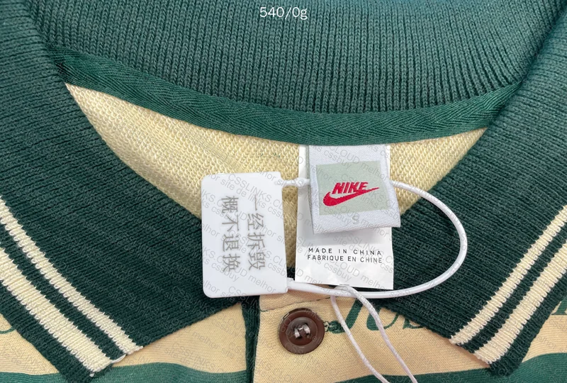 Nike Green Long Sleeve T-Shirt/Top with Measurements 7