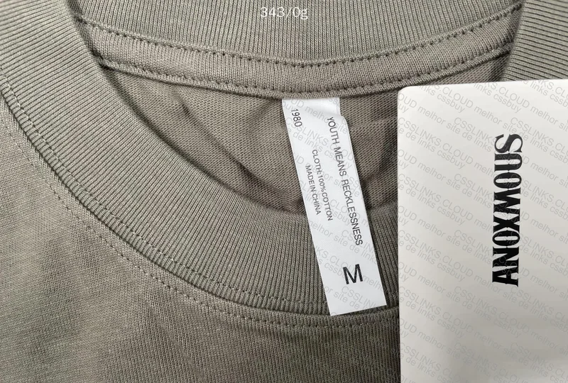 ANOXMOUS 280g Plain T-Shirts 4