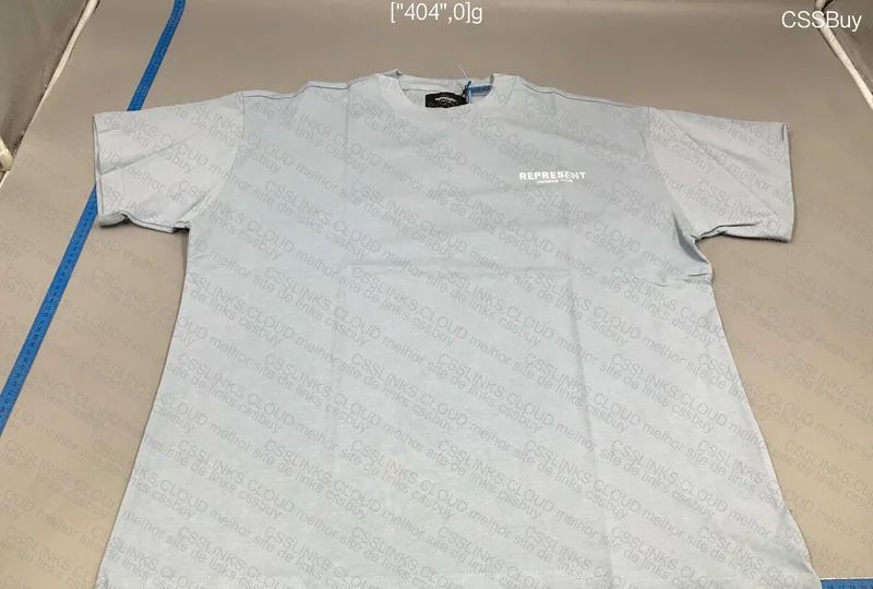 Represent T-Shirts with Measurements