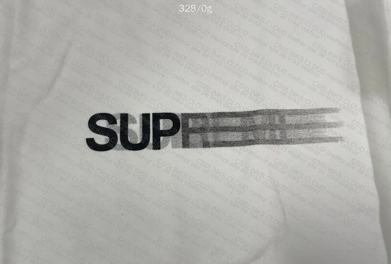 Supreme T-Shirts with Measurements 2