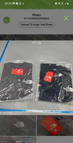 The North Face T-Shirts with Measurements 2