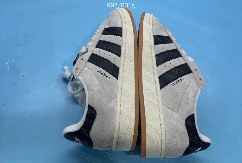 Campus Adidas Gray and Black 3