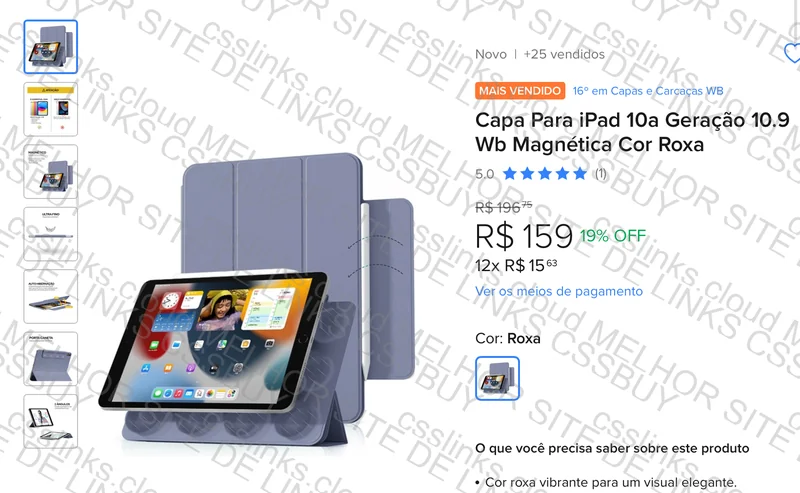 Magnetic Cover for iPad 10 4