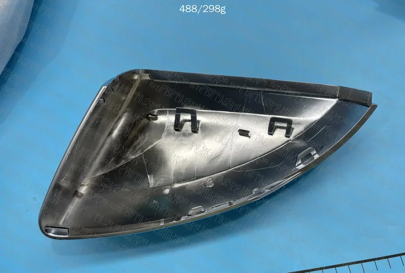 Brushed Steel Style Rearview Mirror Cover Polo TSI 2