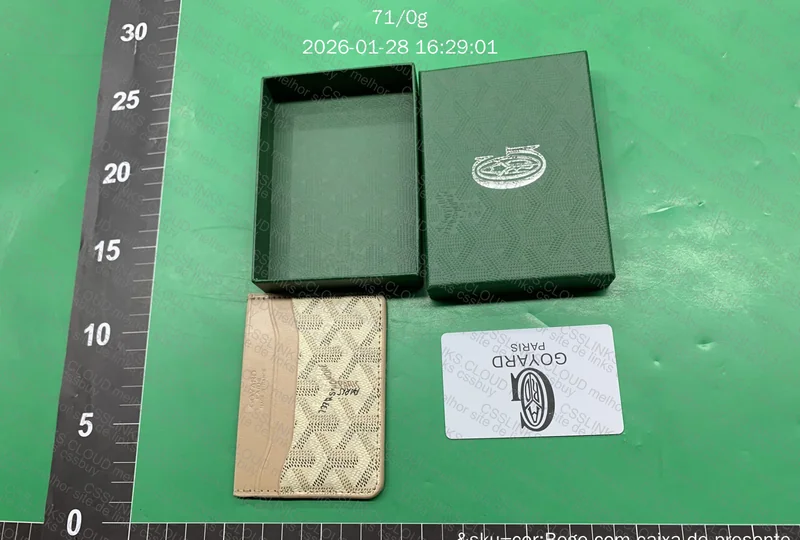 Card Holder Goyard Bege