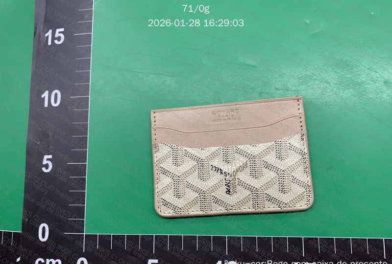 Card Holder Goyard Bege 2